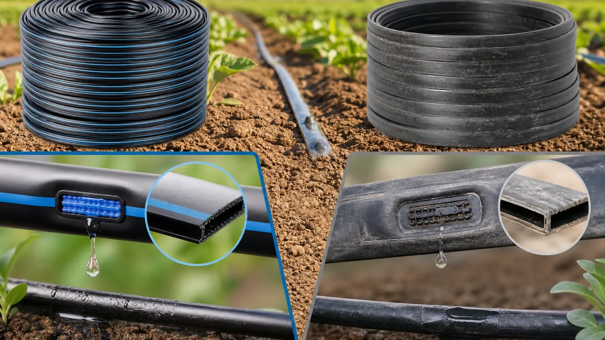 تفاوت نوارهای تیپ آبیاری برای خرید